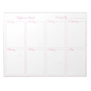 Search for pink notepads Typography