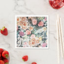 Search for yellow rose napkins Watercolor
