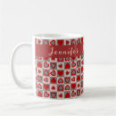 Search for red heart shape mugs Pink