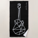 Search for guitar beach towels Modern