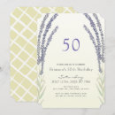 Search for flower 50th birthday invitations Watercolor