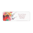 Search for flower bouquet return address labels Peony