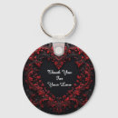 Search for red flowers design key rings Floral