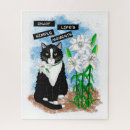 Search for black tuxedo cat puzzles Kitty