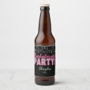 Search for bachelorette party beer labels Glitter