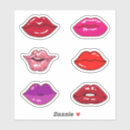 Search for large mouth stickers Red