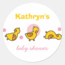 Search for ducky baby shower stickers Girl