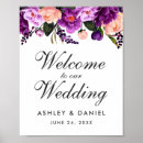 Search for floral wedding posters Purple