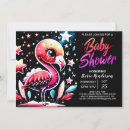 Search for watercolor flamingo baby shower invitations Modern