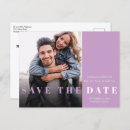 Search for lavender save the date postcards Typography