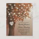 Search for carved heart tree wedding invitations Elegant