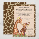 Search for giraffe wedding invitations Brown