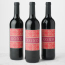 Search for valentines day wine labels Pattern