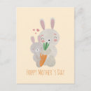 Search for rabbit lover postcards Cute