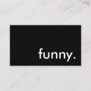 Search for comedian business cards Black and white