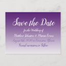 Search for purple save the date postcards Modern
