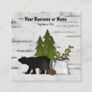 Search for bear business cards Silhouette