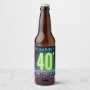 Search for 40th birthday beer labels Retro