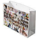Search for photo collage gift bags Black and white