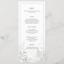 Search for greenery wedding menus Simple