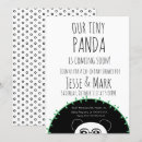 Search for black white panda invitations Kawaii