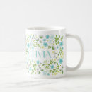 Search for light blue flowers mugs Pattern