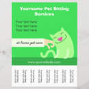 Search for cute cat flyers Veterinary