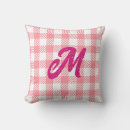 Search for pink gingham cushions Trendy