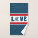 Search for nautical bath towels Compass