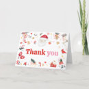 Search for santa thank you cards Pink