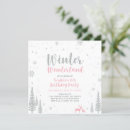 Search for winter wonderland party invitations Snowflakes