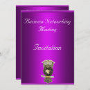 Search for pink blank invitations Purple