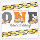 Search for tractor birthday stickers Dump truck