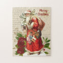 Search for vintage santa claus puzzles Xmas