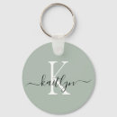 Search for green key rings Monogrammed