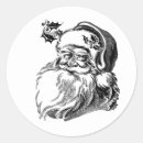 Search for old fashioned santa claus stickers Vintage