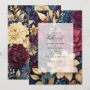 Search for blue floral wedding invitations Watercolor