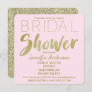 Search for fancy bridal shower invitations Gold