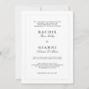 Search for simple with parents names wedding invitations Black and white
