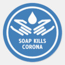 Search for washing hands stickers Virus