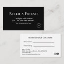 Search for salon referral cards Customer appreciation