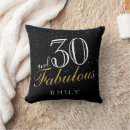 Search for 30th birthday cushions Thirty
