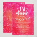 Search for drink and be married invitations Watercolor