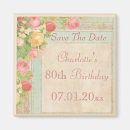 Search for 80th birthday save the dates For her