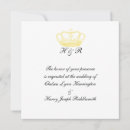 Search for royalty wedding invitations Crown
