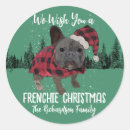 Search for frenchie stickers Merry christmas