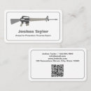 Search for weapons business cards Protection