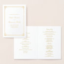 Search for ceremony programs wedding invitations Elegant