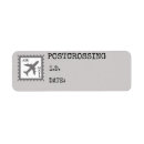 Search for mailbox return address labels Postage