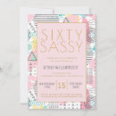 Search for sassy birthday invitations Gold
